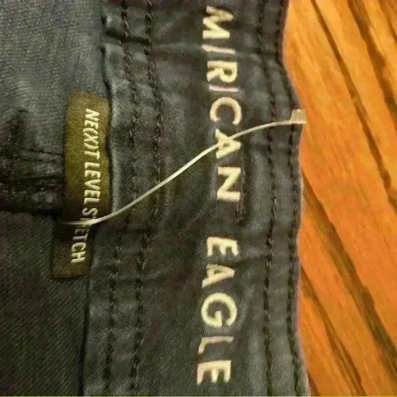 American Eagle super high rise jeggings navy size 6 - Picture 5 of 7
